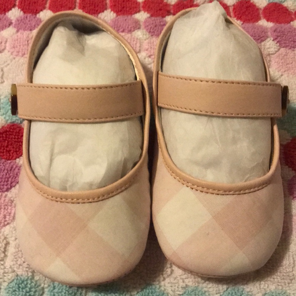 Pink Burberry shoes